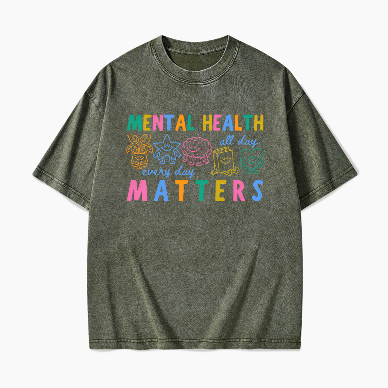 Mental Health Matters Washed Tees