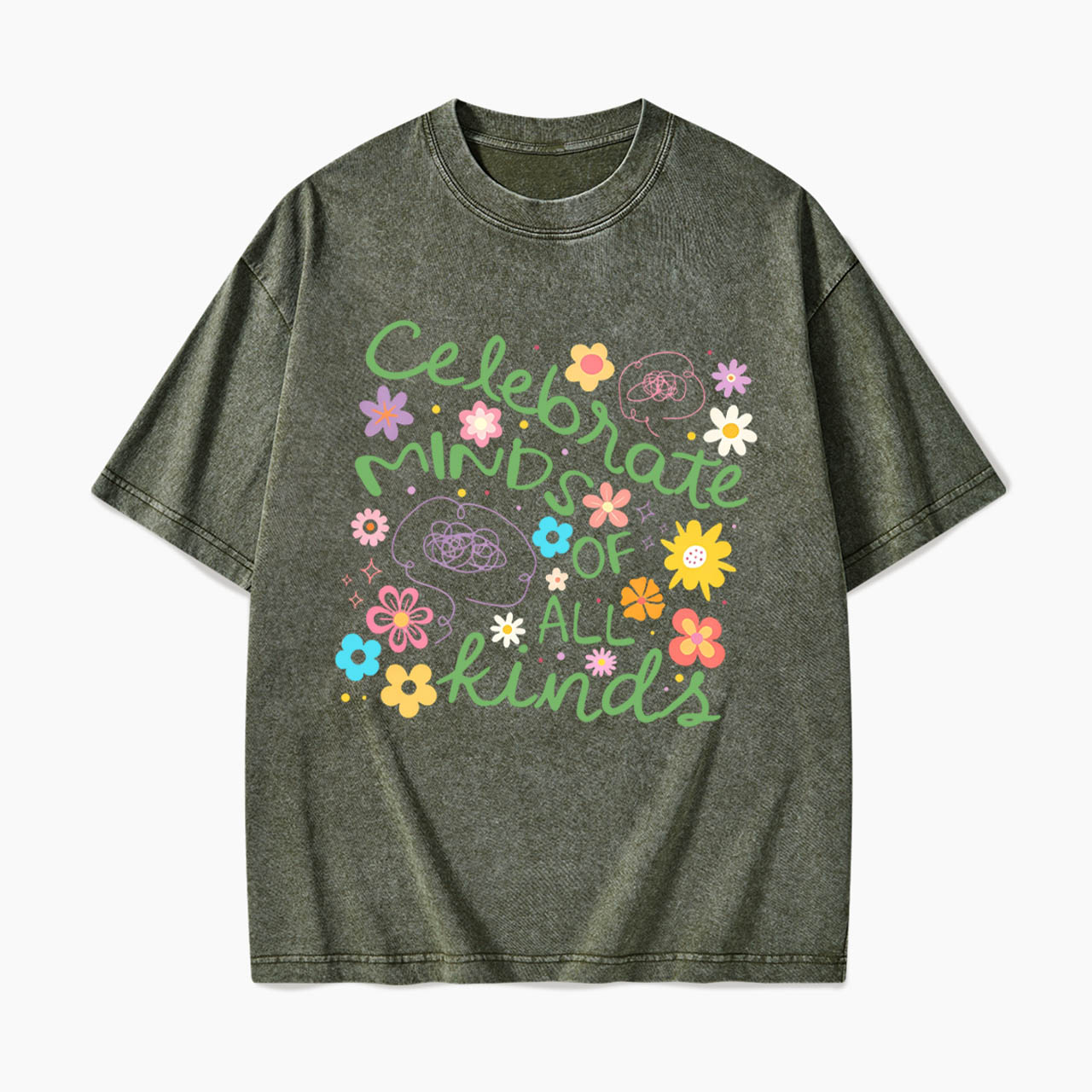 Celebrate Minds of All Kinds Washed Tees