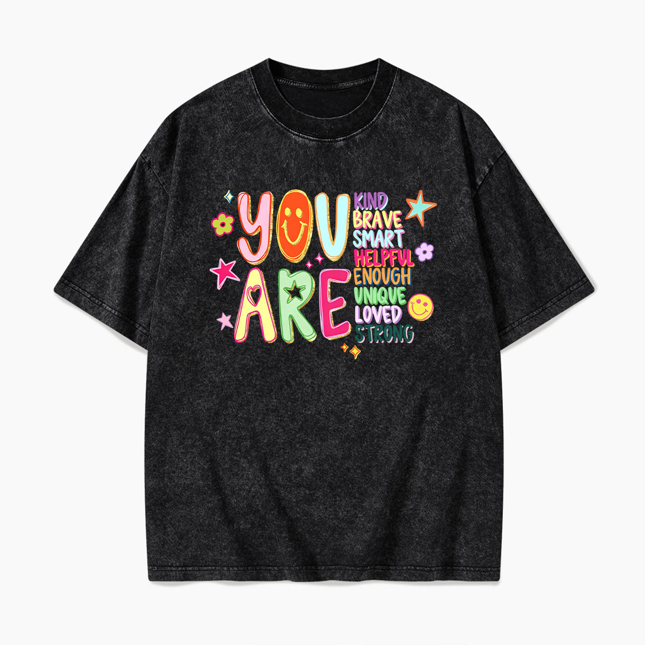 You Are Positive Affirmations Washed Tees
