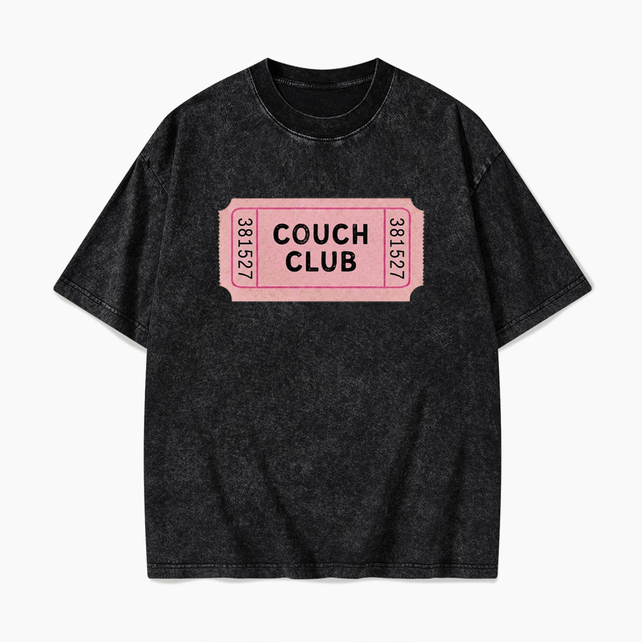 Couch Club Ticket Washed Tees