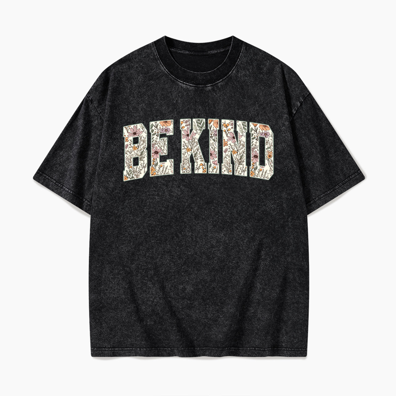 Floral Be Kind Washed Tees