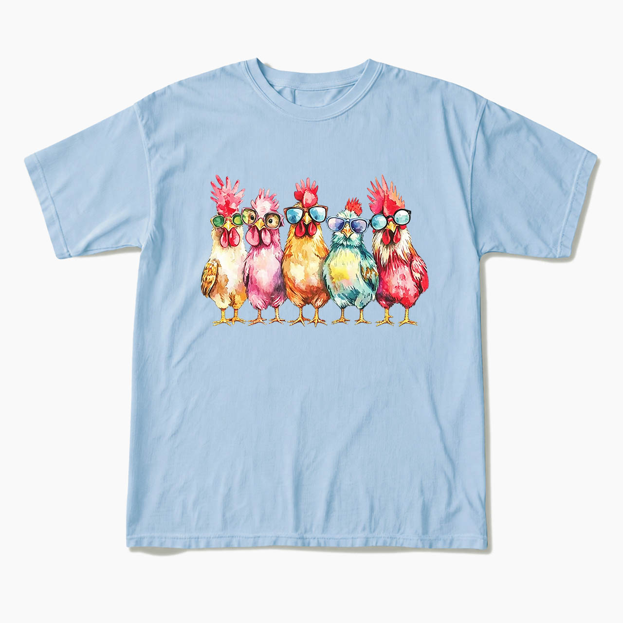 Funny Farmer Chicken T Shirts