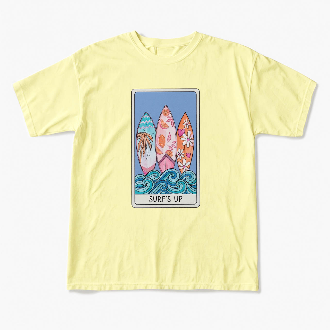SURFS UP Tarot Card T Shirts