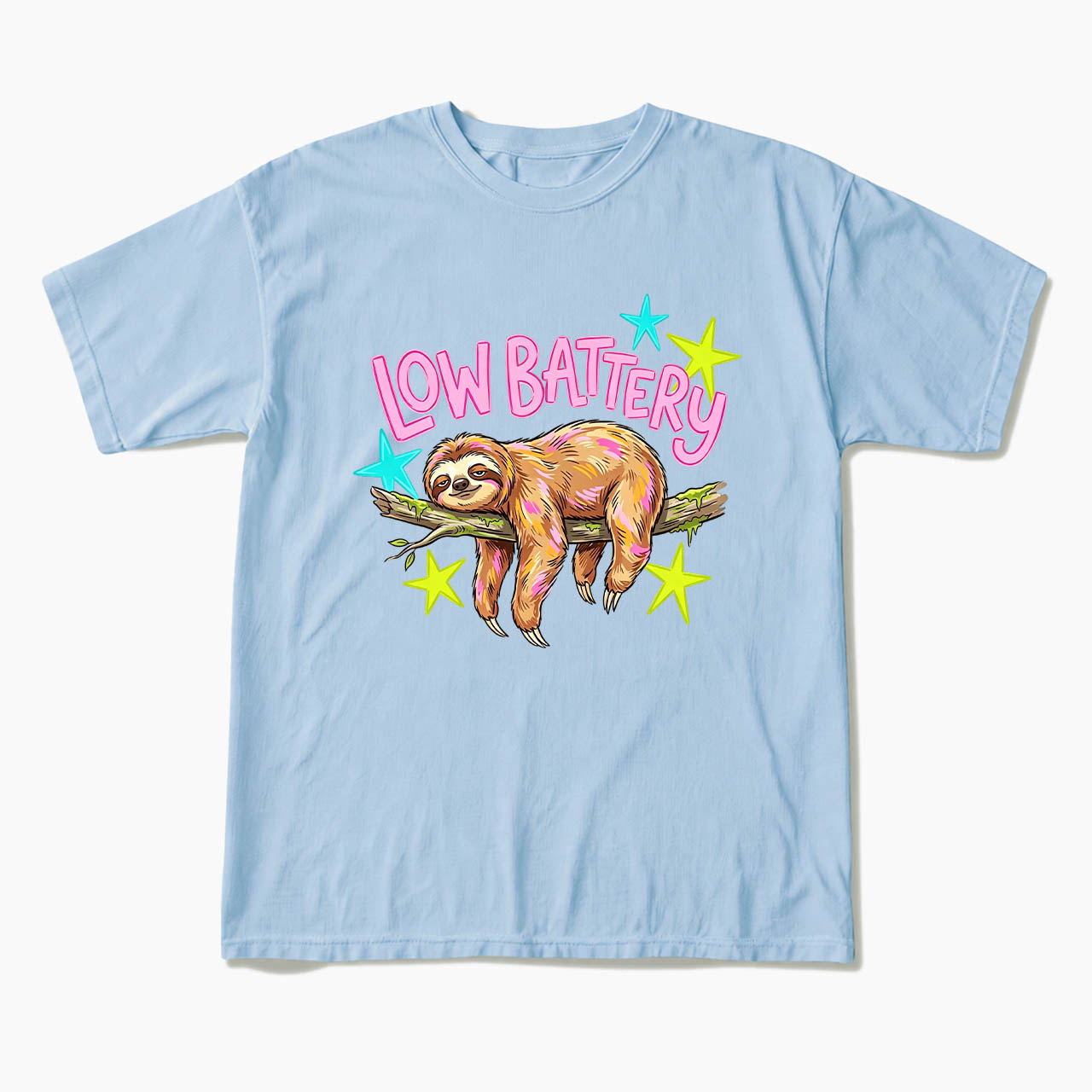 Low Battery Sloth T Shirts