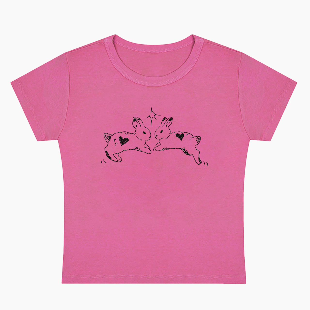Cute Bunnies Baby Tee