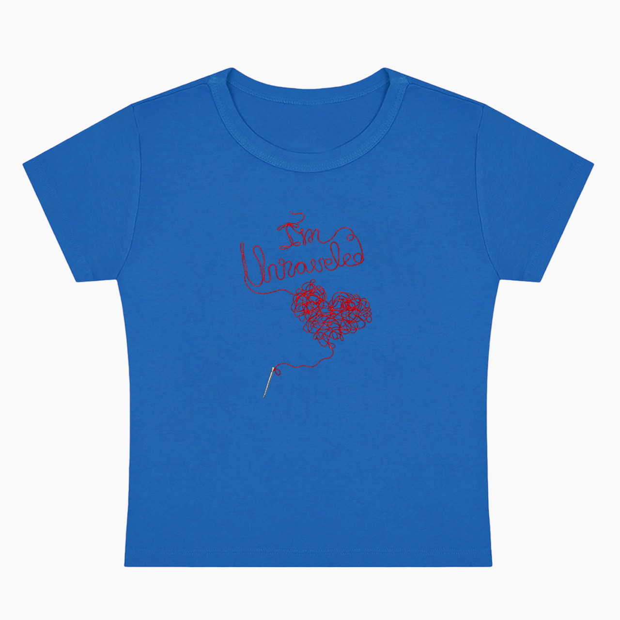 I'm Unraveled Baby Tee