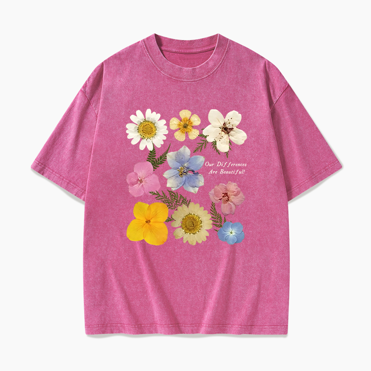 Our Differences Are Beautiful Washed Tees