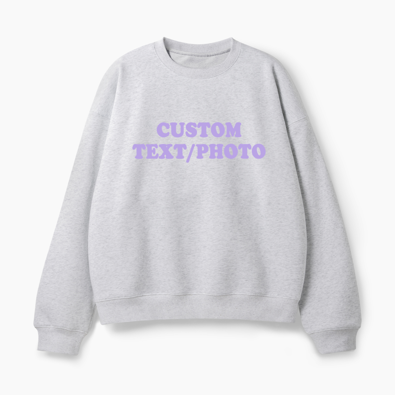 Custom Personalized Text Photo Classic Sweatshirt