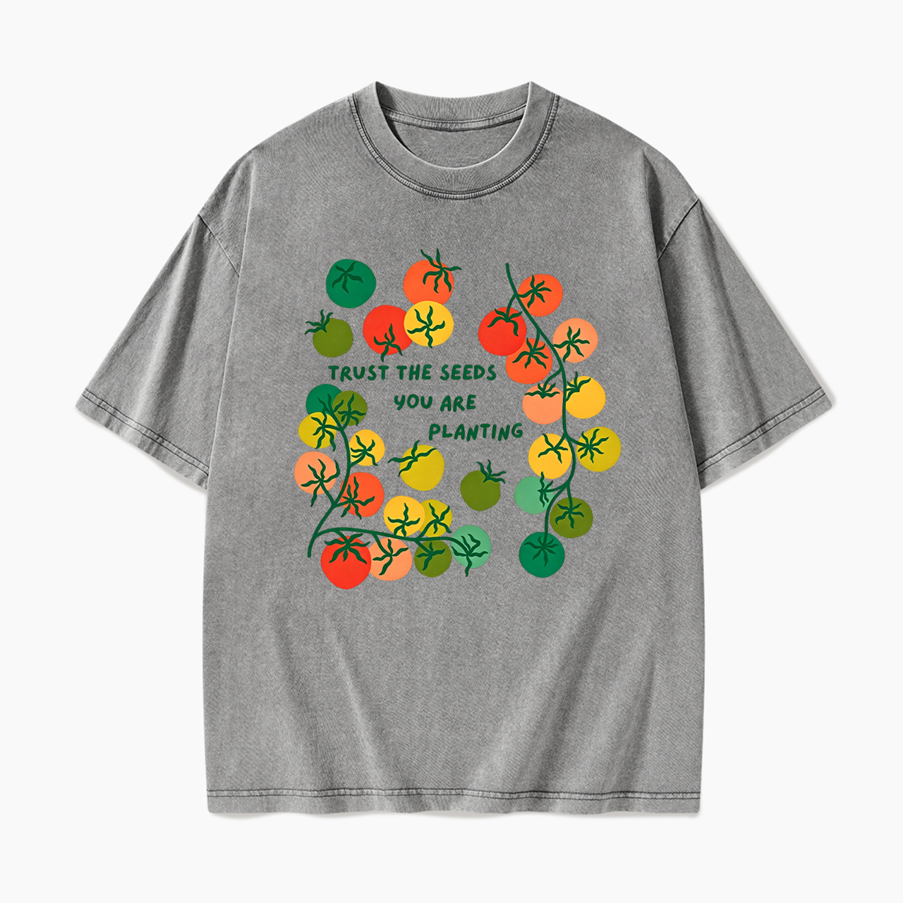 Trust The Seeds You Are Planting Washed Tees