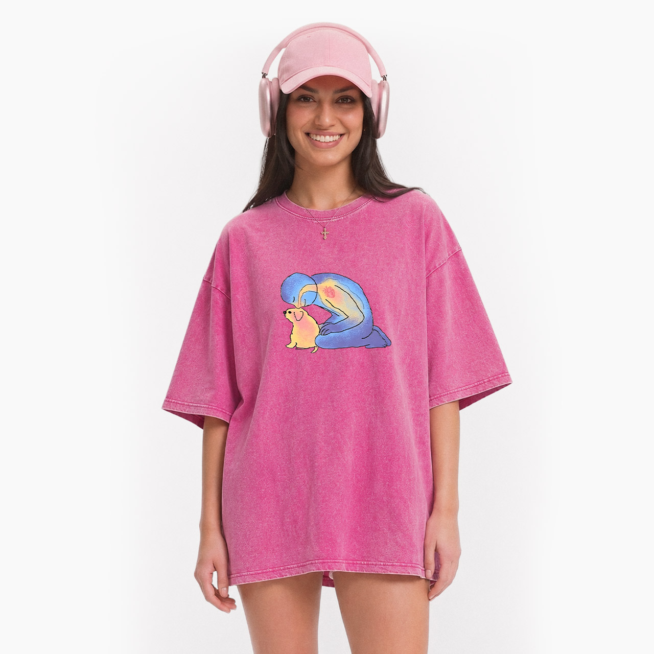 Puppy Cuddle Washed Tees
