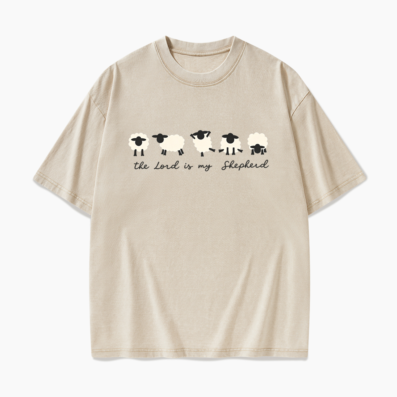 The Lord Is My Shepherd Washed Tees