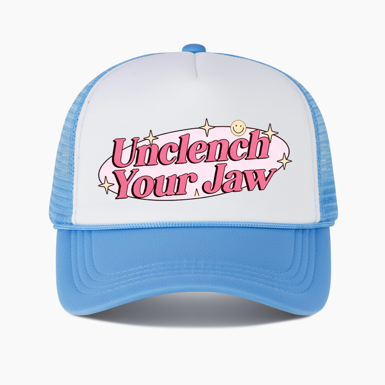 Unclench Your Jaw Colorblock Trucker Hat