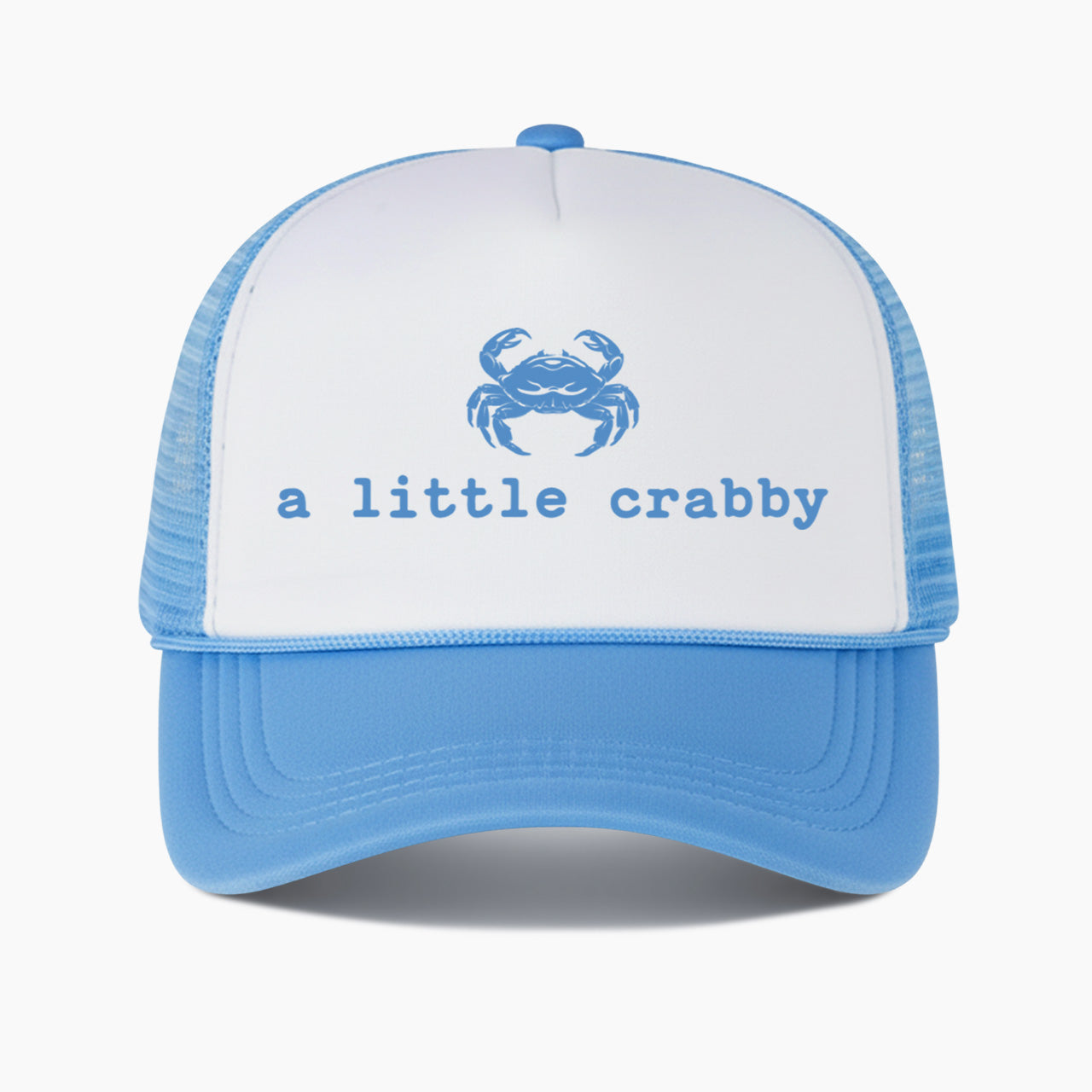 A little Crabby Colorblock Trucker Hat