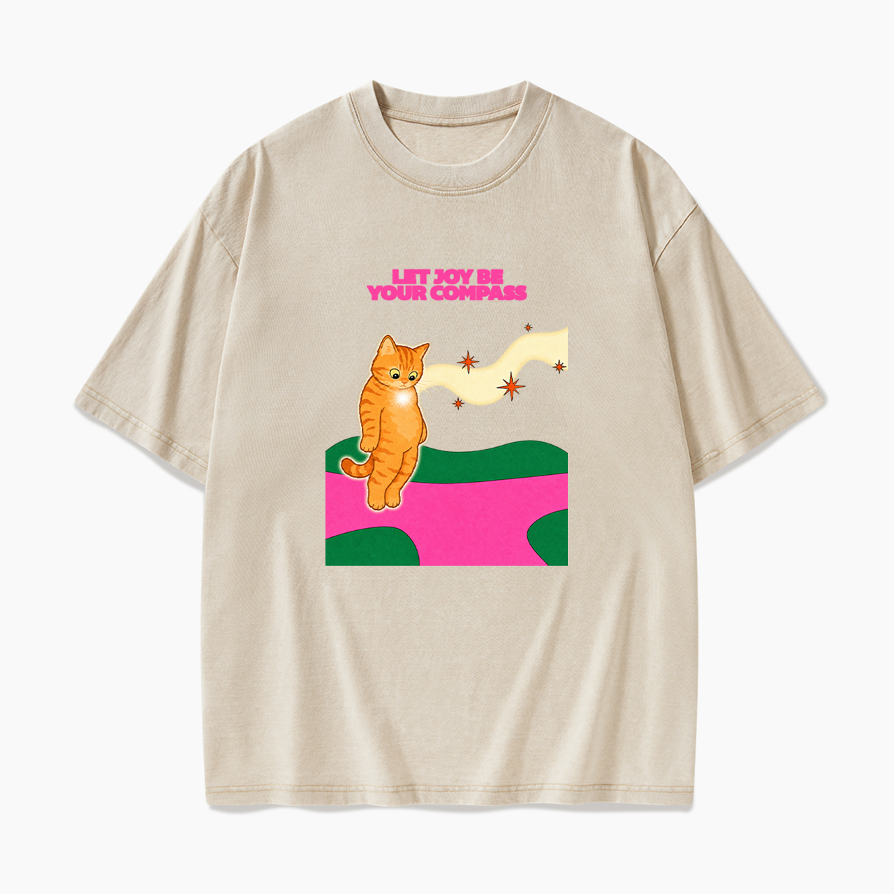 Let Joy Be Your Compass Washed Tees