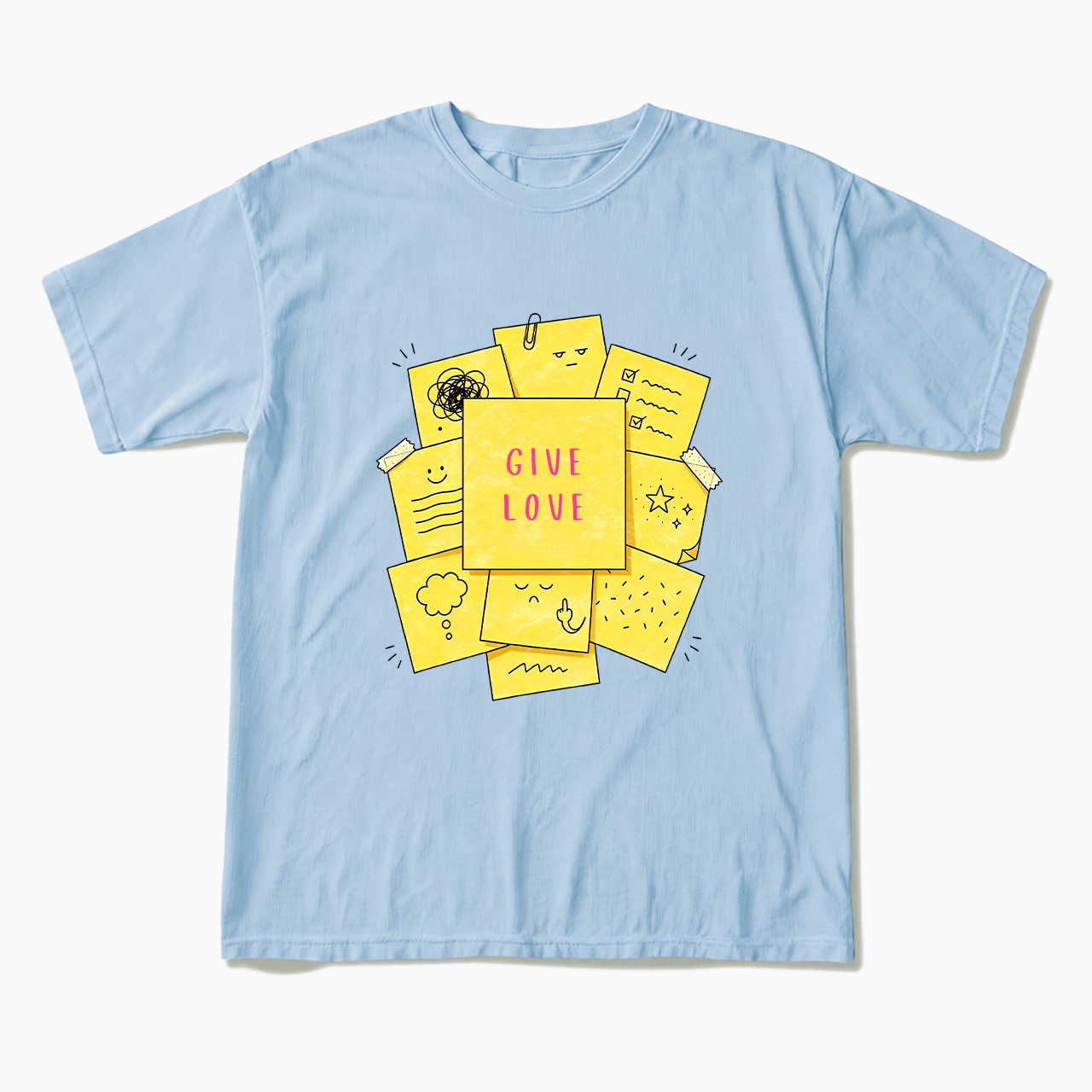 Personalized Sticky Note T Shirts