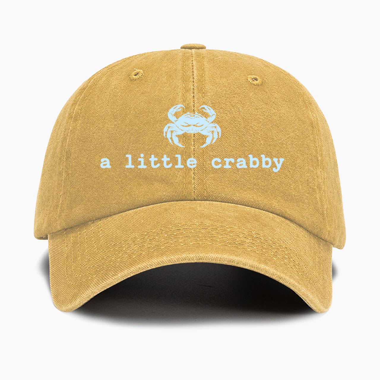A little Crabby Washed Baseball Cap