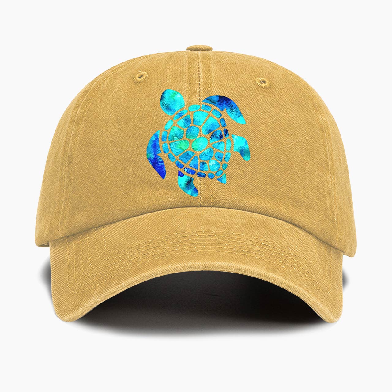 Sea Turtle Washed Baseball Cap