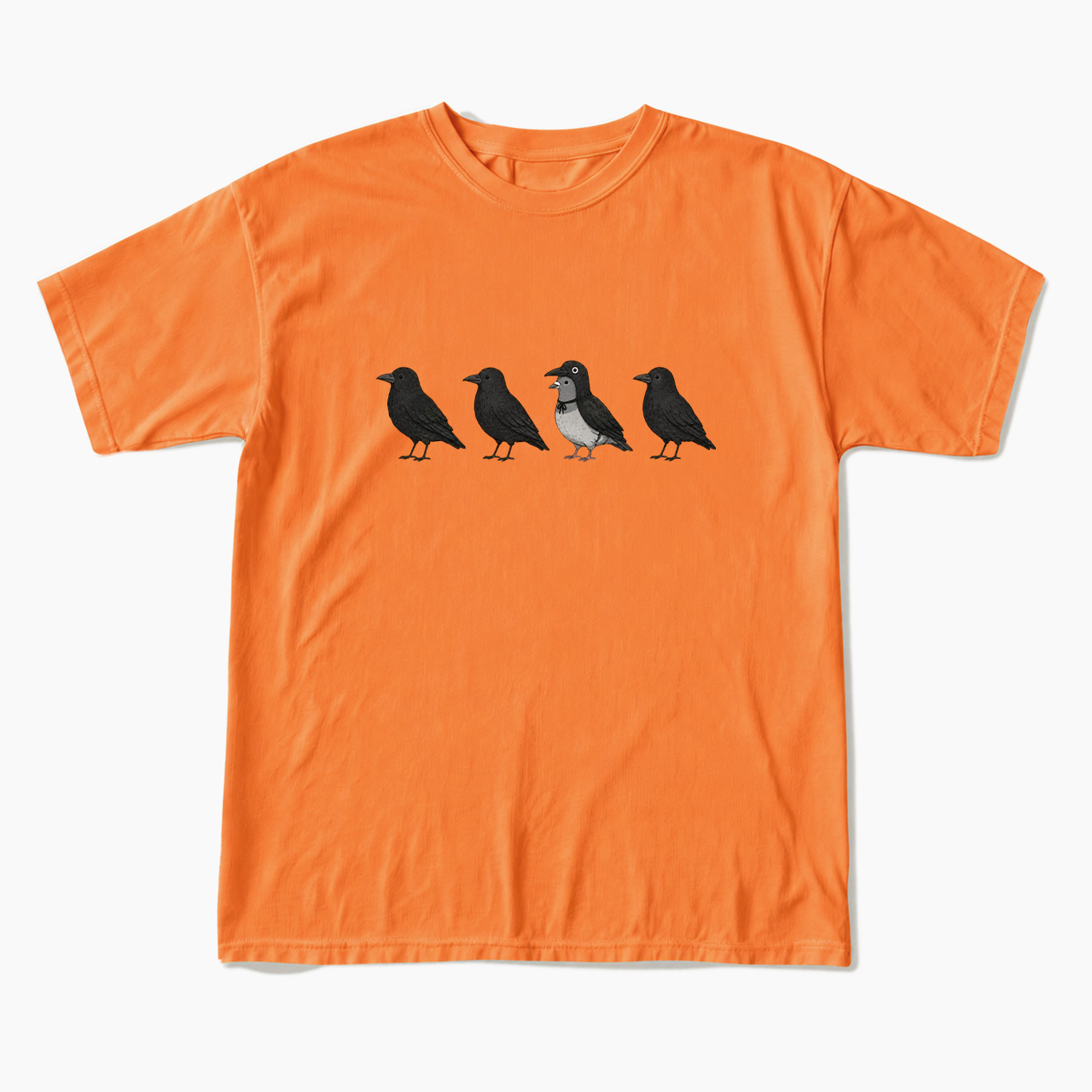 Funny Crow Pigeon Halloween T Shirts