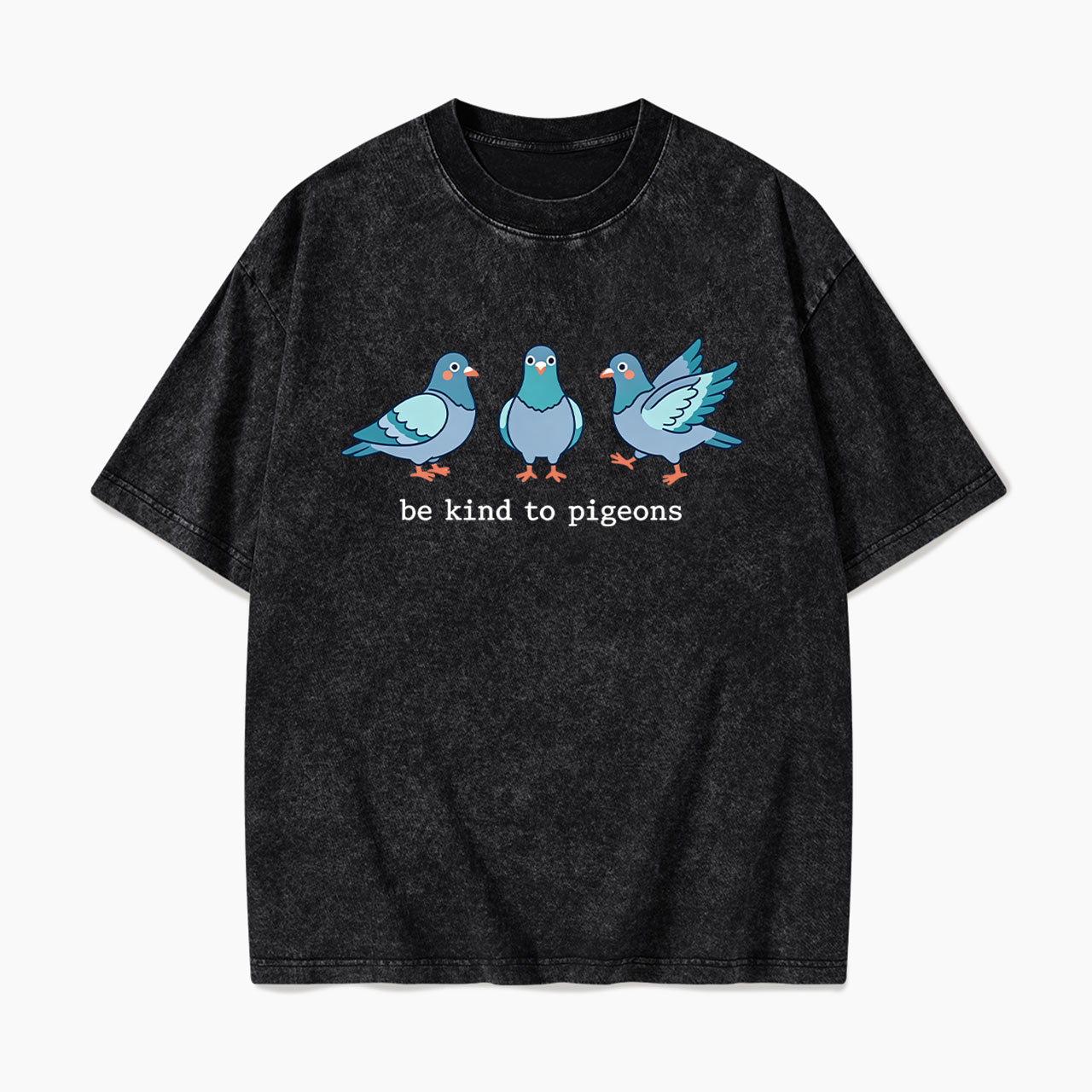Be Kind to Pigeons Washed Tees
