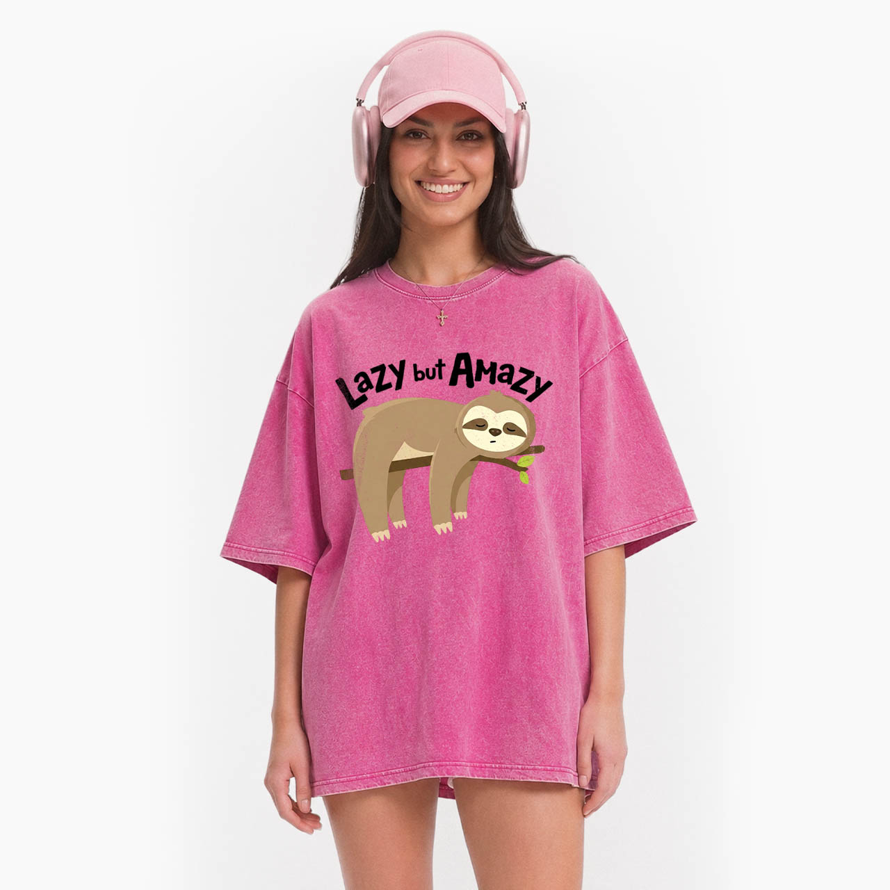 Lazy but Amazy Washed Tees