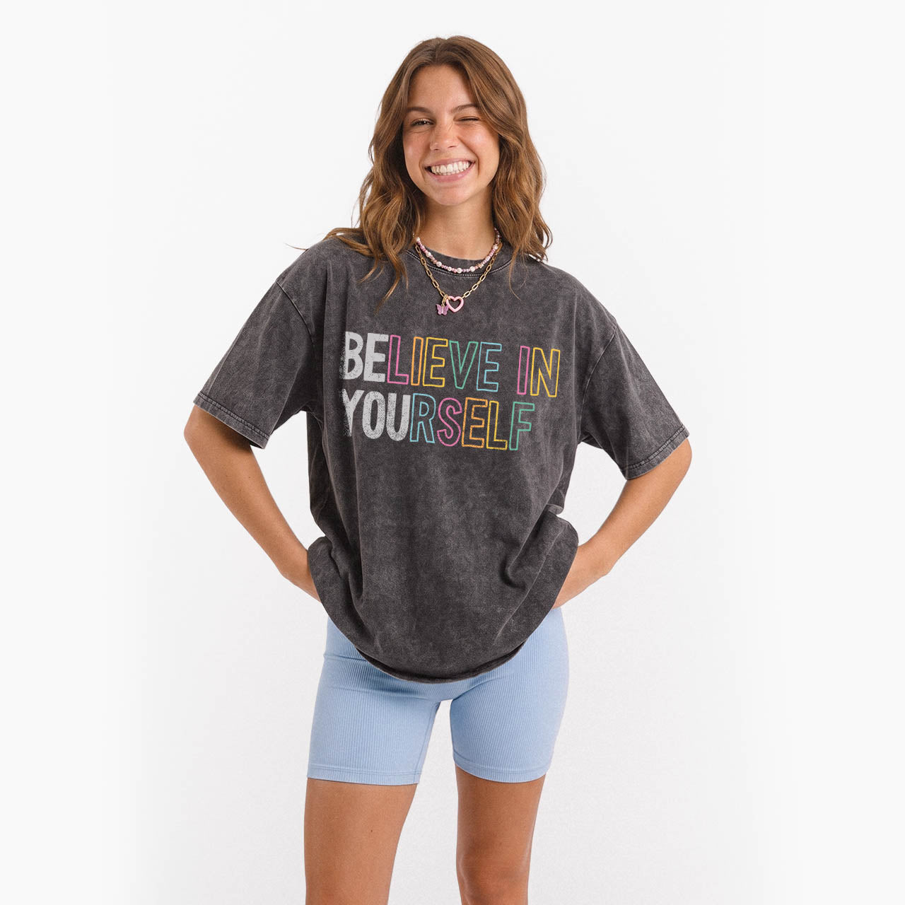 Believe In Yourself Washed Tees