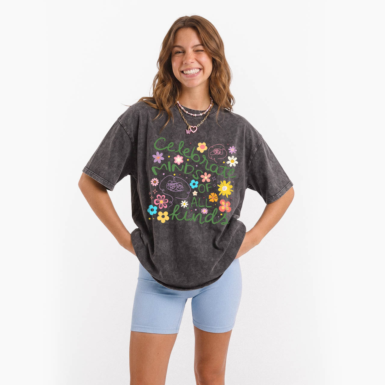 Celebrate Minds of All Kinds Washed Tees
