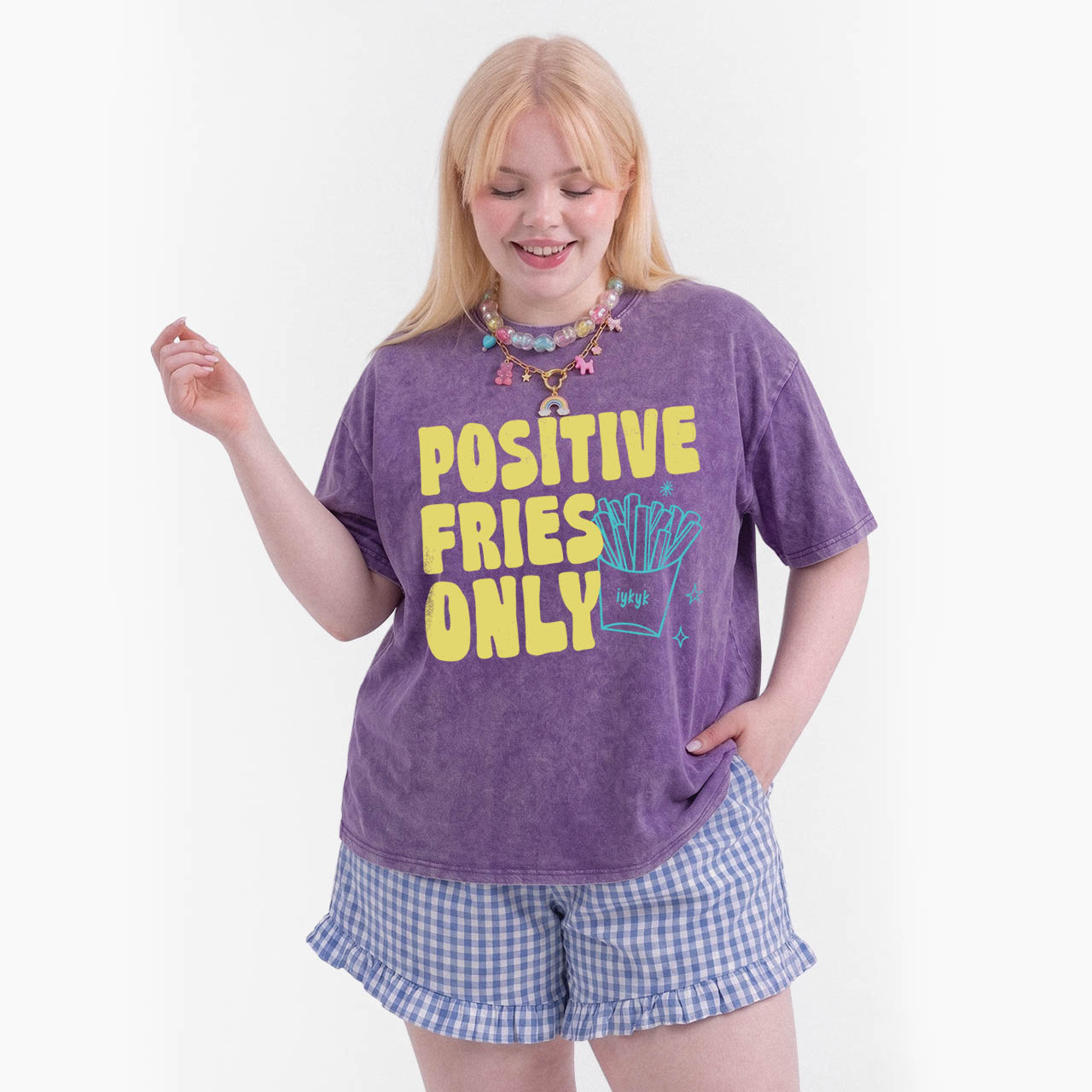 Positive Fries Only Transfer Day Washed Tees