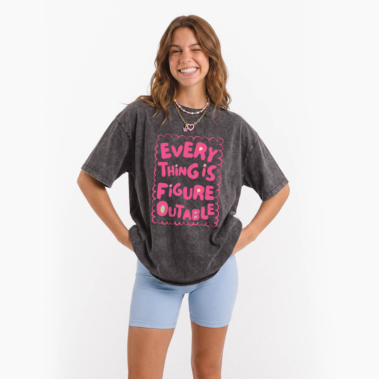 Everything Is Figureoutable Washed Tees