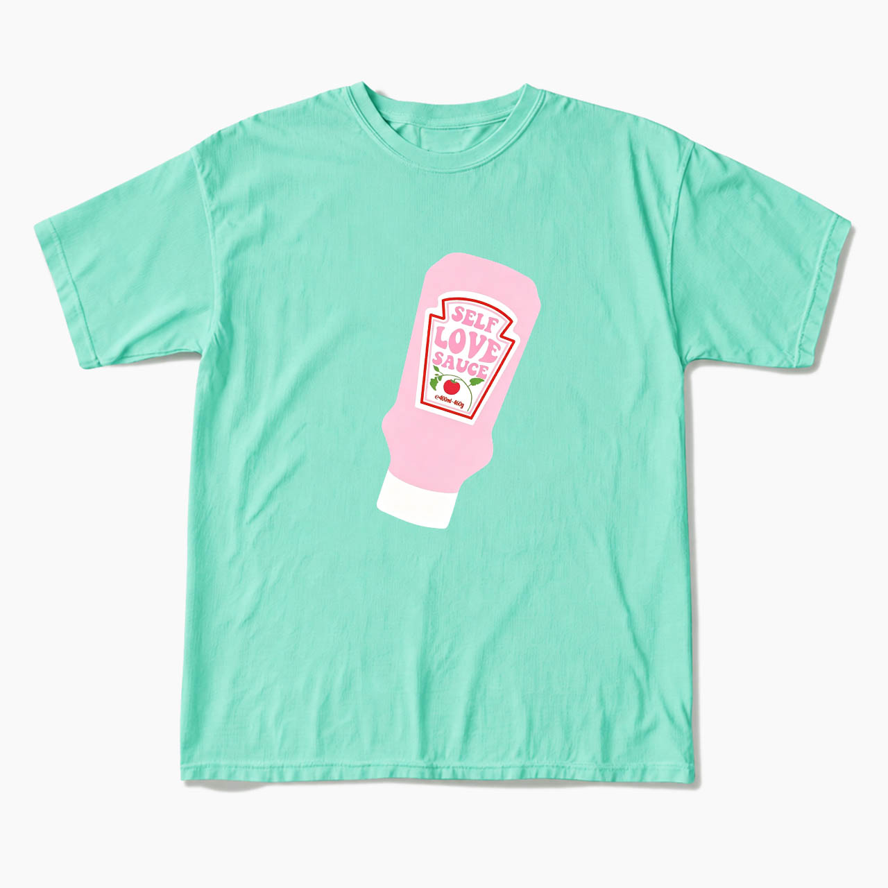 Pink Self Love Sauce Bottle T Shirts