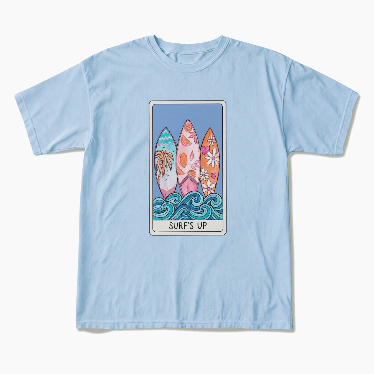 SURFS UP Tarot Card T Shirts