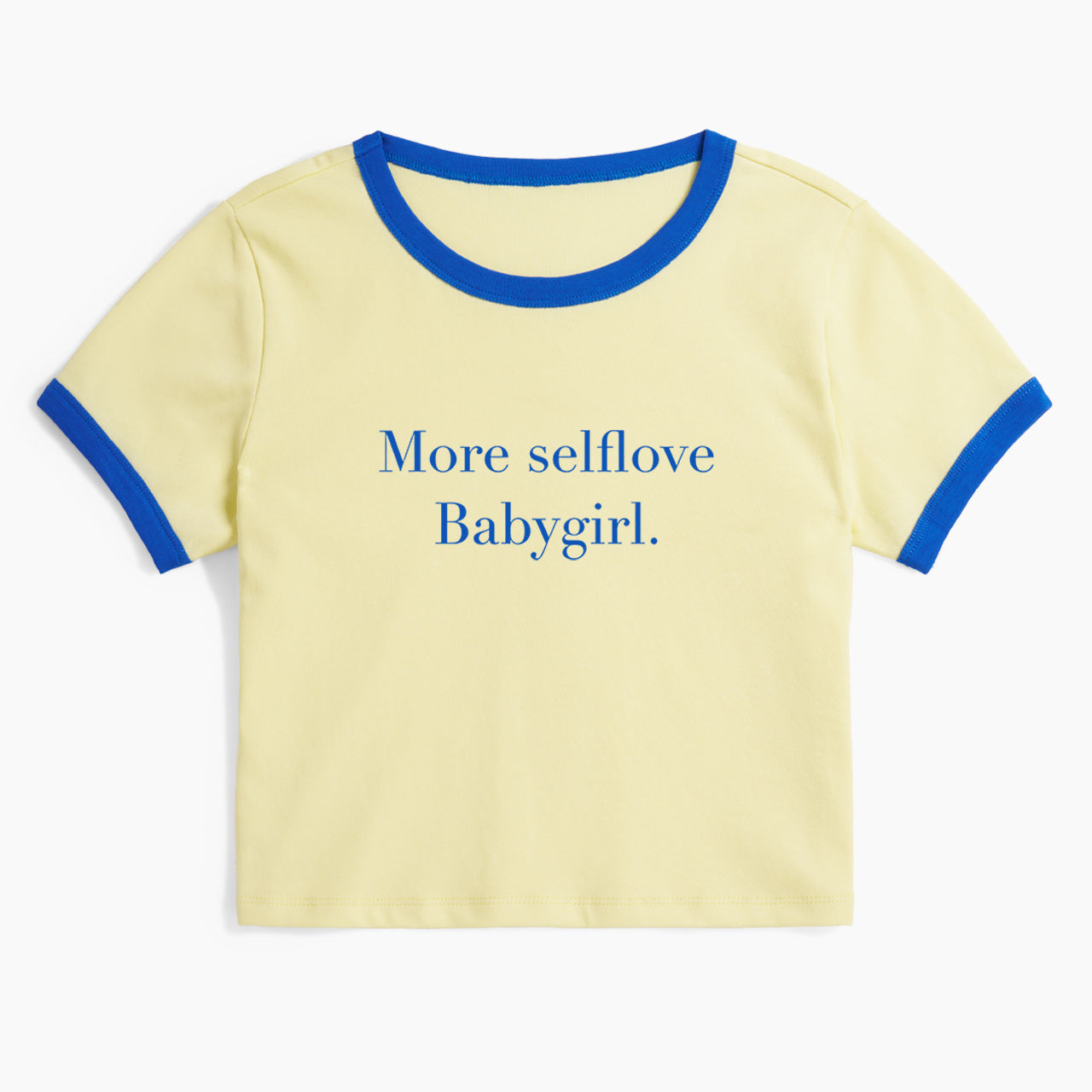 More selflove Babygirl Ringer Tee