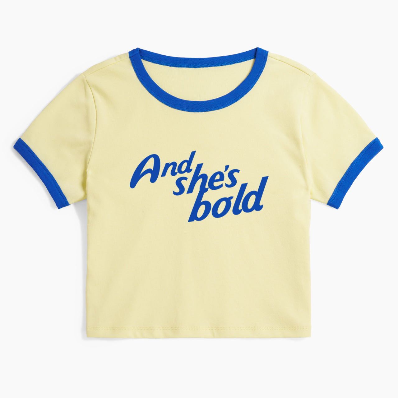 And Shes Bold Ringer Tee