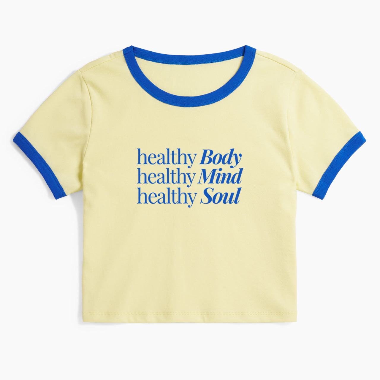 Healthy Body Mind Soul Ringer Tee