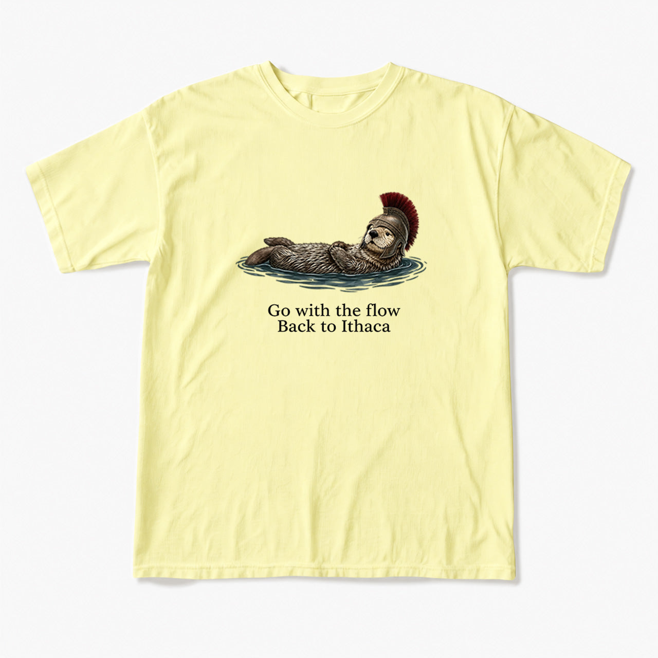 Go With The Flow Back to Ithaca T Shirts