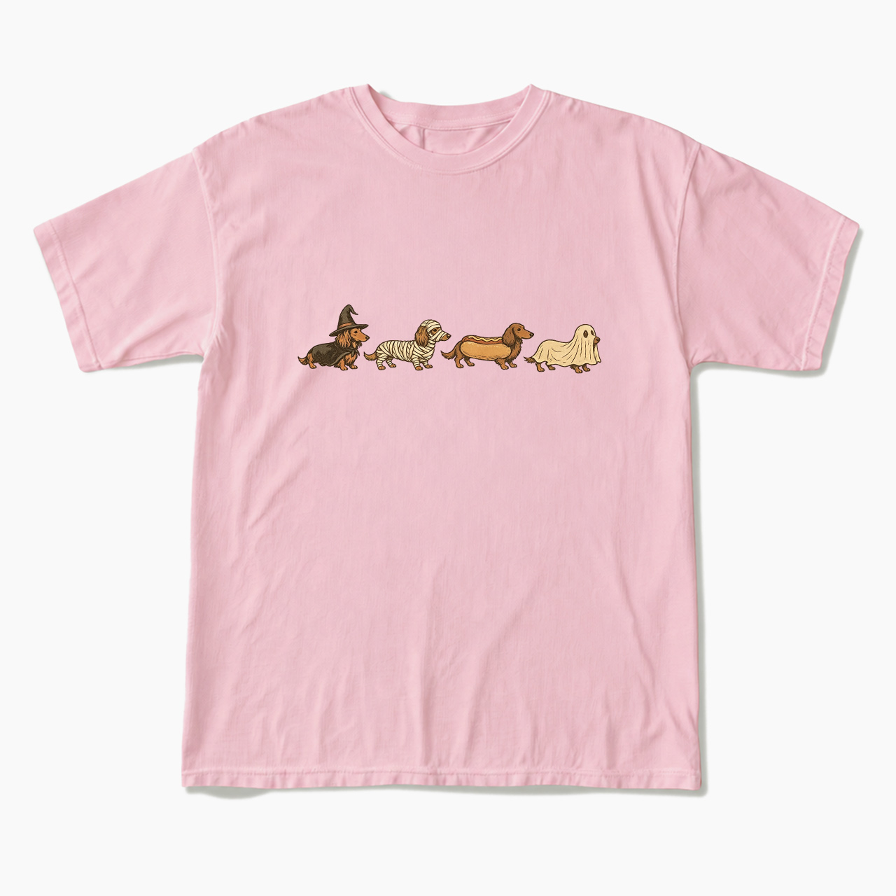 Spooky Dachshund Halloween T Shirts