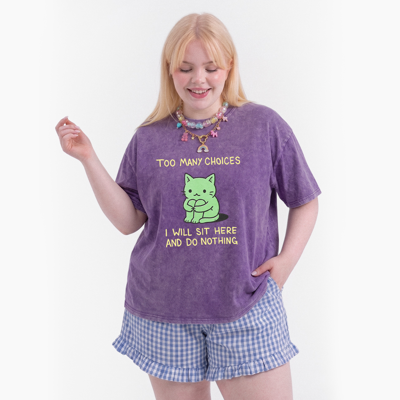 Too Many Choices Washed Tees