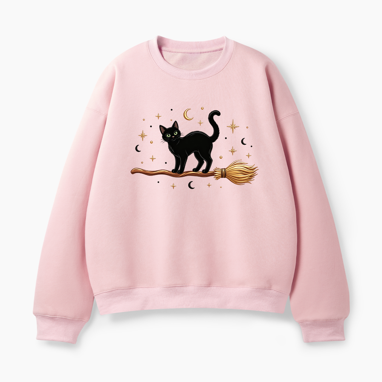 Black Cat Halloween Classic Sweatshirt