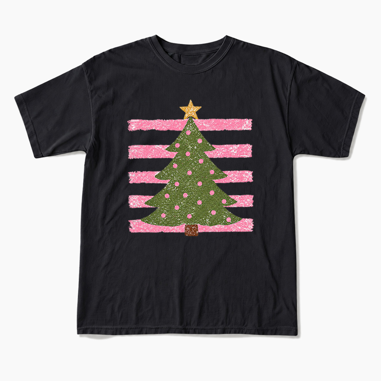 Polkadot Christmas Tree T Shirts