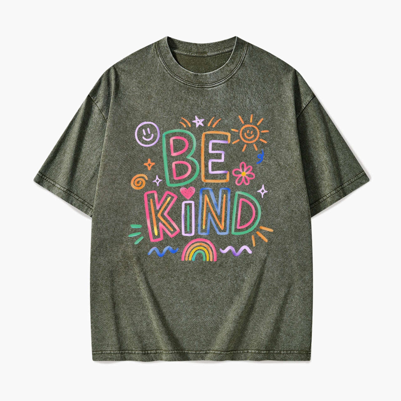 Be Kind Colors Washed Tees