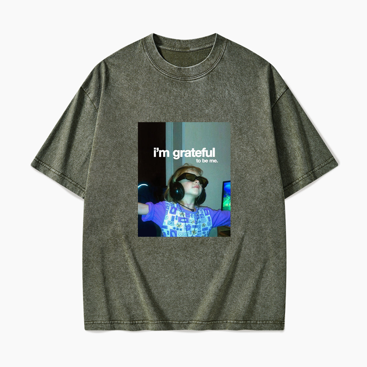 I am Grateful Aesthetic Washed Tees
