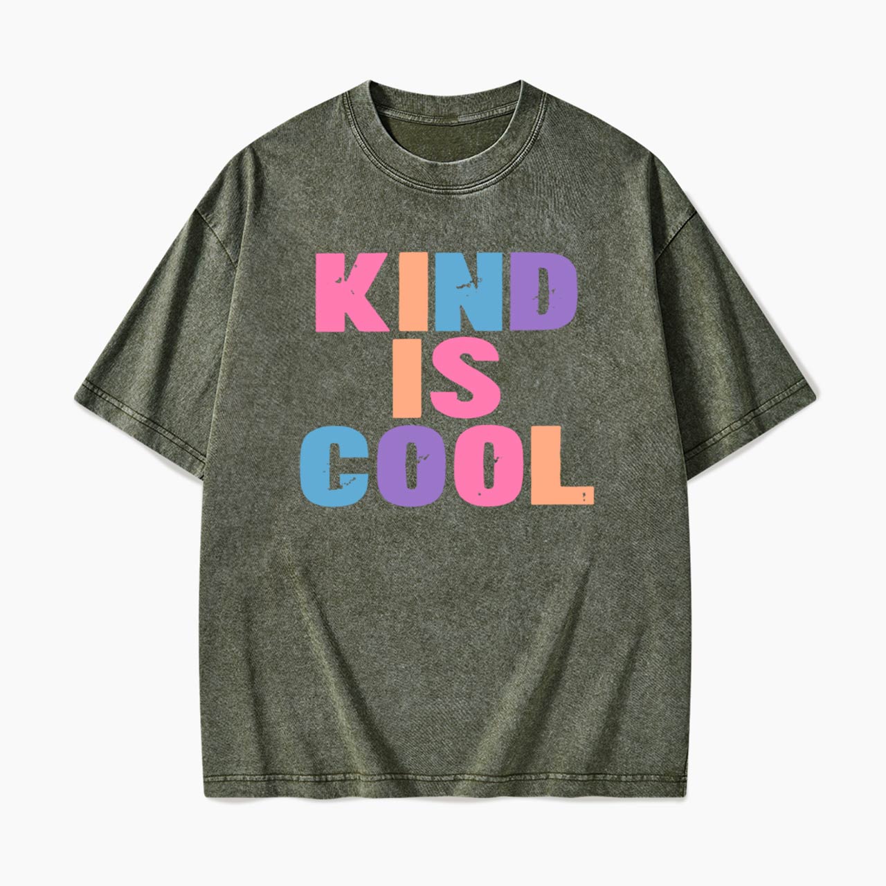 Kind Is Cool Positive Vibes Washed Tees