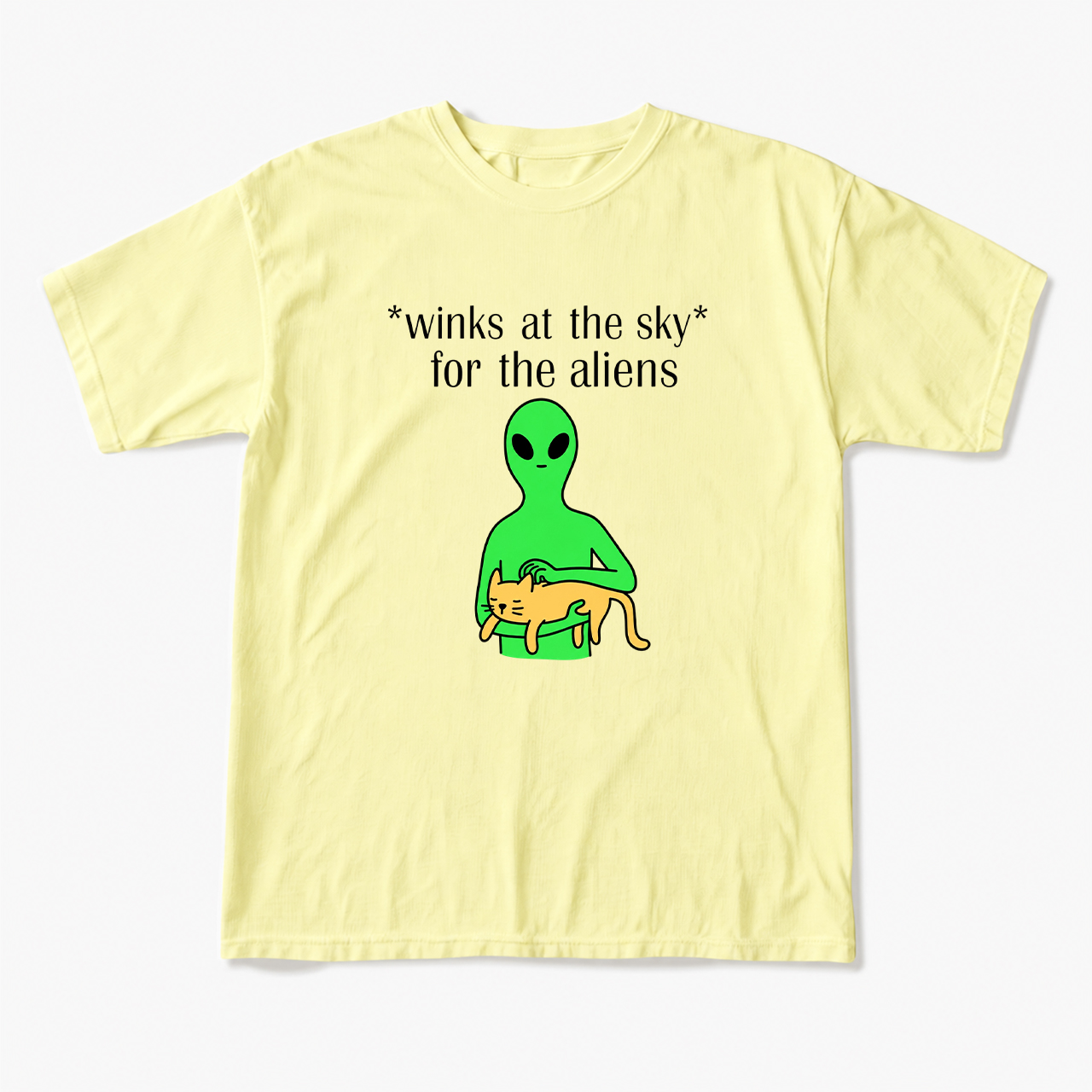 Winks At The Sky For The Aliens T Shirts
