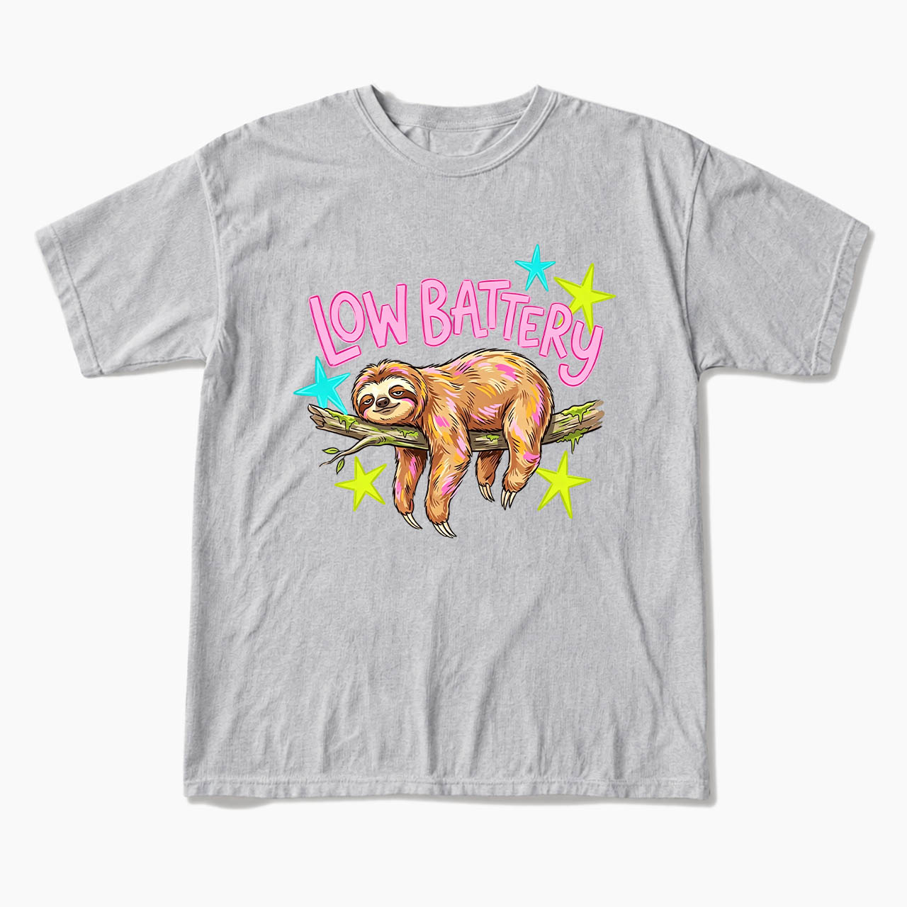 Low Battery Sloth T Shirts