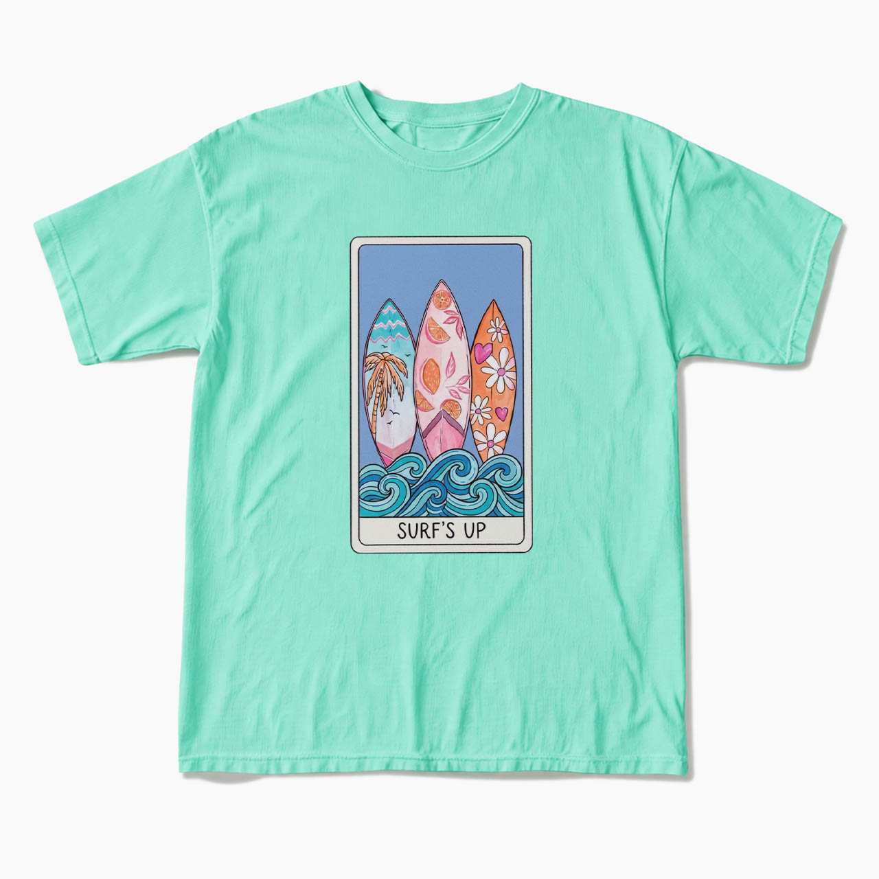 SURFS UP Tarot Card T Shirts