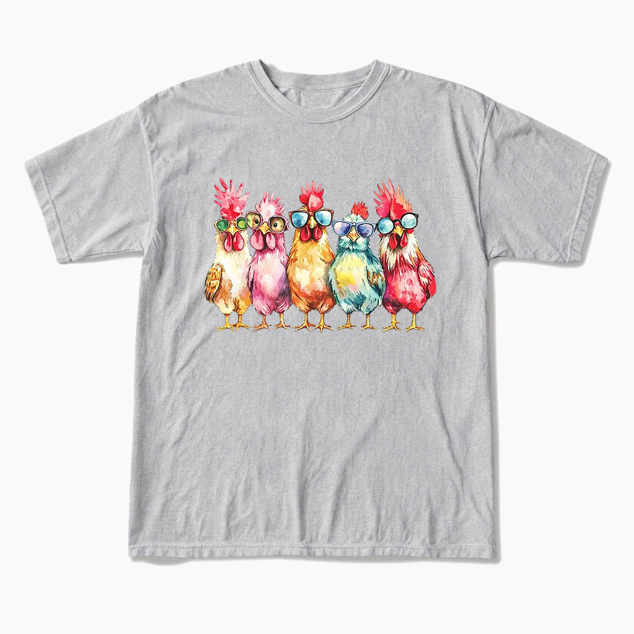 Funny Farmer Chicken T Shirts