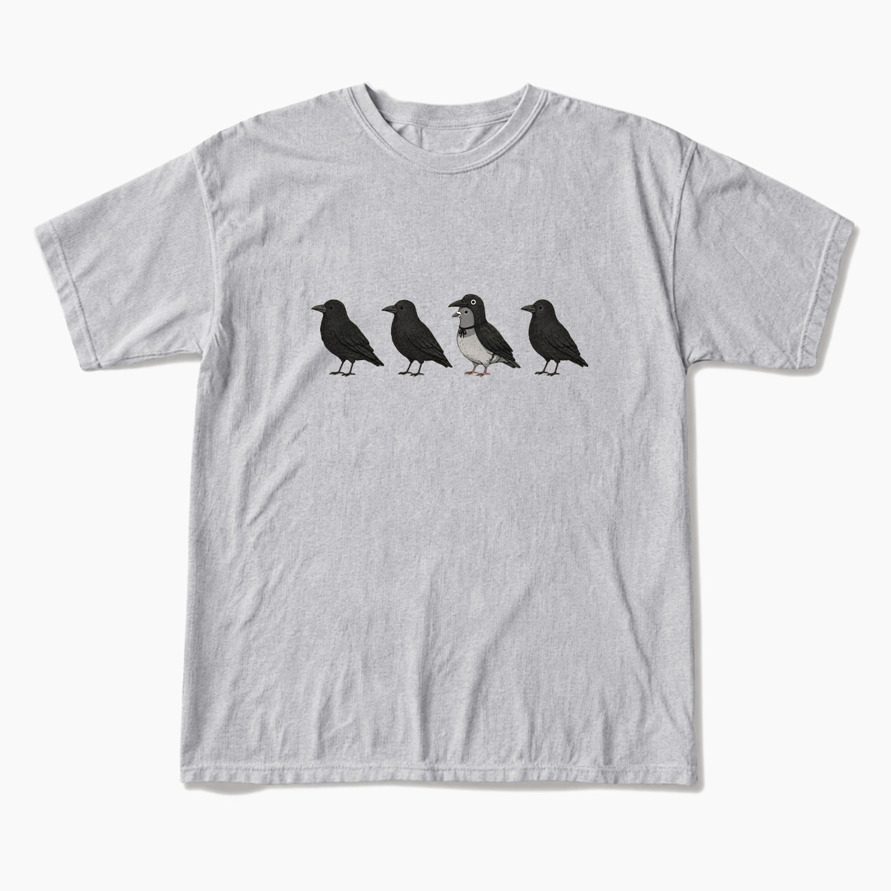 Funny Crow Pigeon Halloween T Shirts