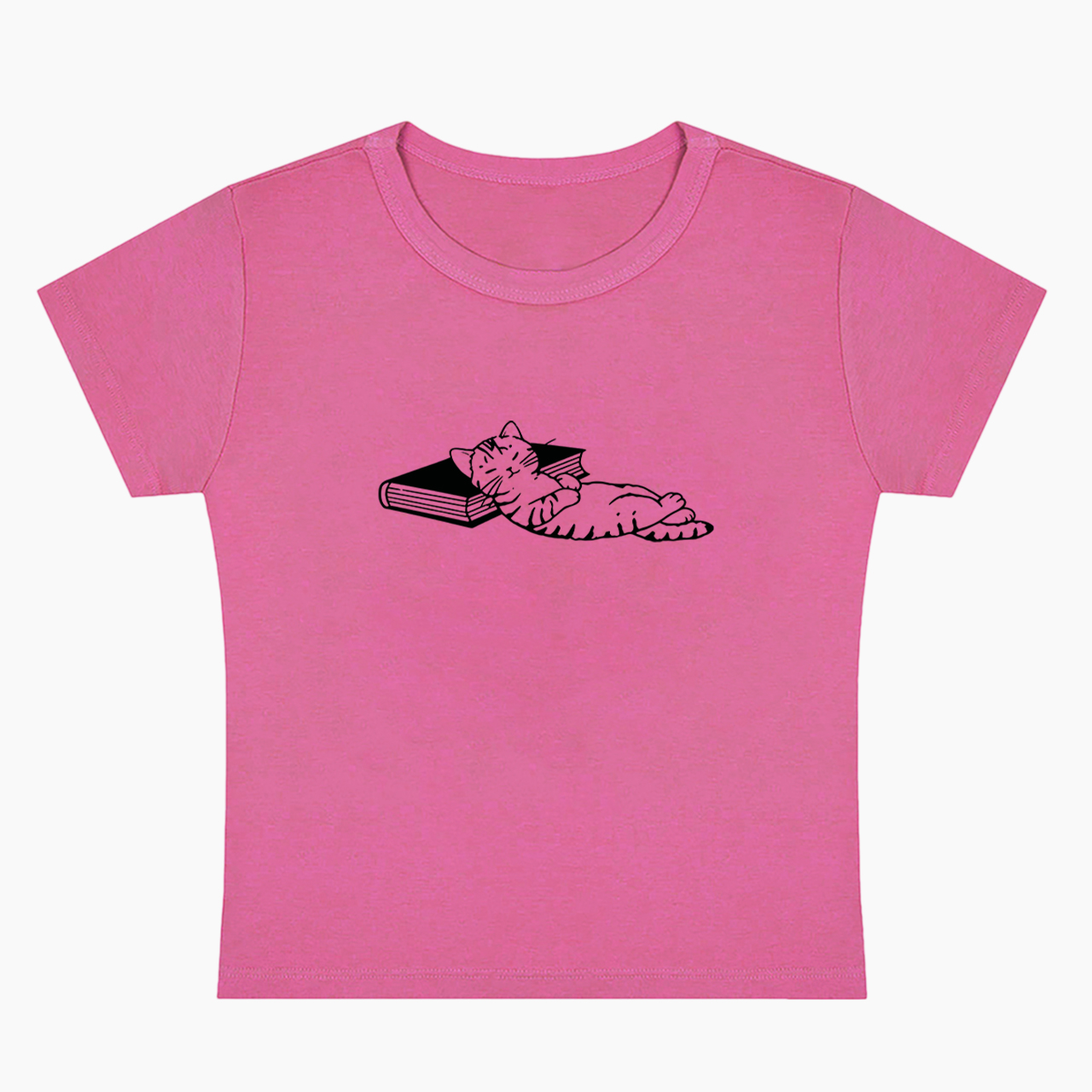 Cute Literary Cat Baby Tee