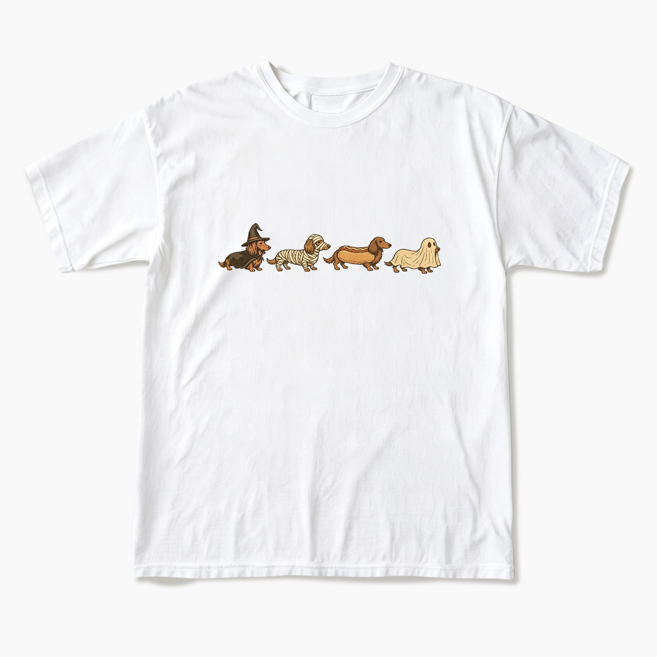 Spooky Dachshund Halloween T Shirts