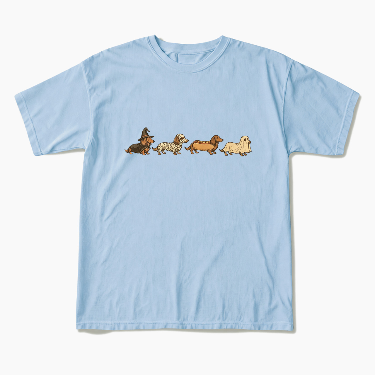 Spooky Dachshund Halloween T Shirts