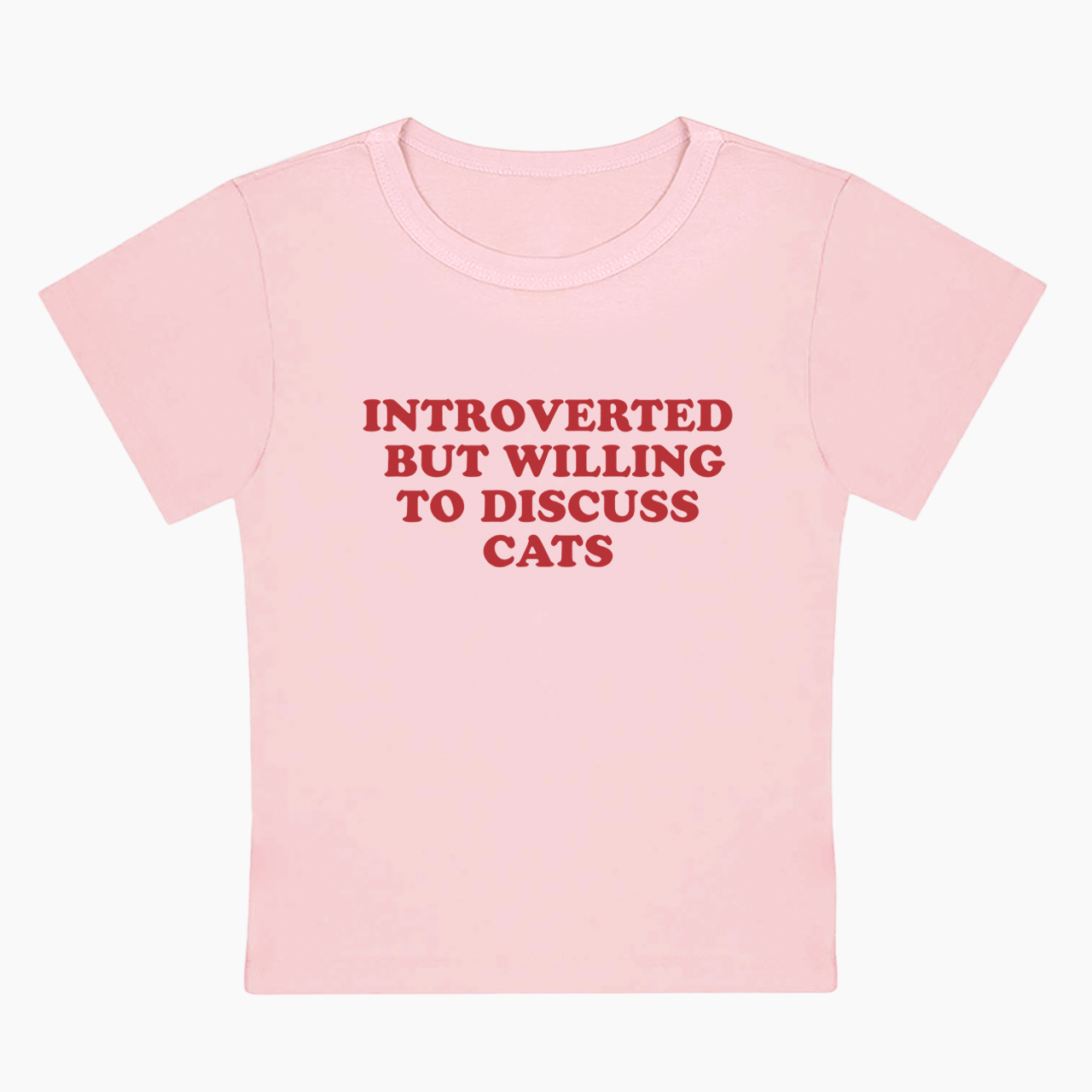 Introverted But Willing To Discuss Cats Baby Tee